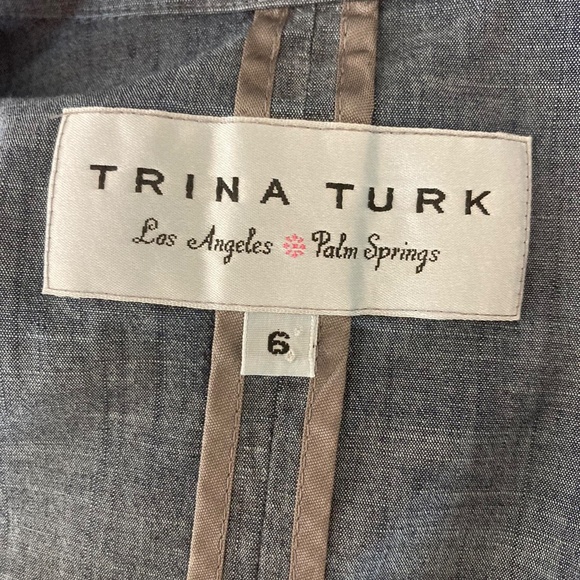 Trina Turk Denim Jacket size 6 - Picture 5 of 5
